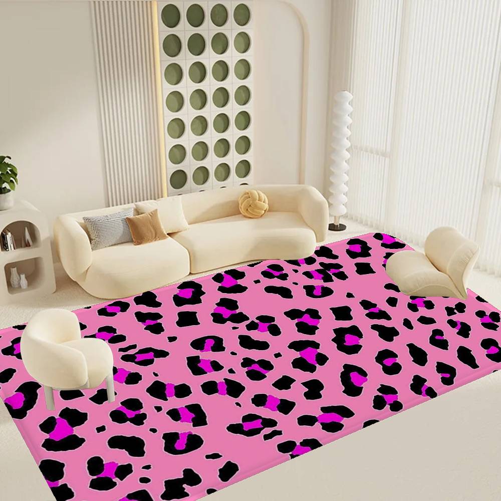 Leopard Print Entrance Door Mat Nordic Style Home Doormat Bathroom-Toilet Mats Bedroom Hotel Decor Mat