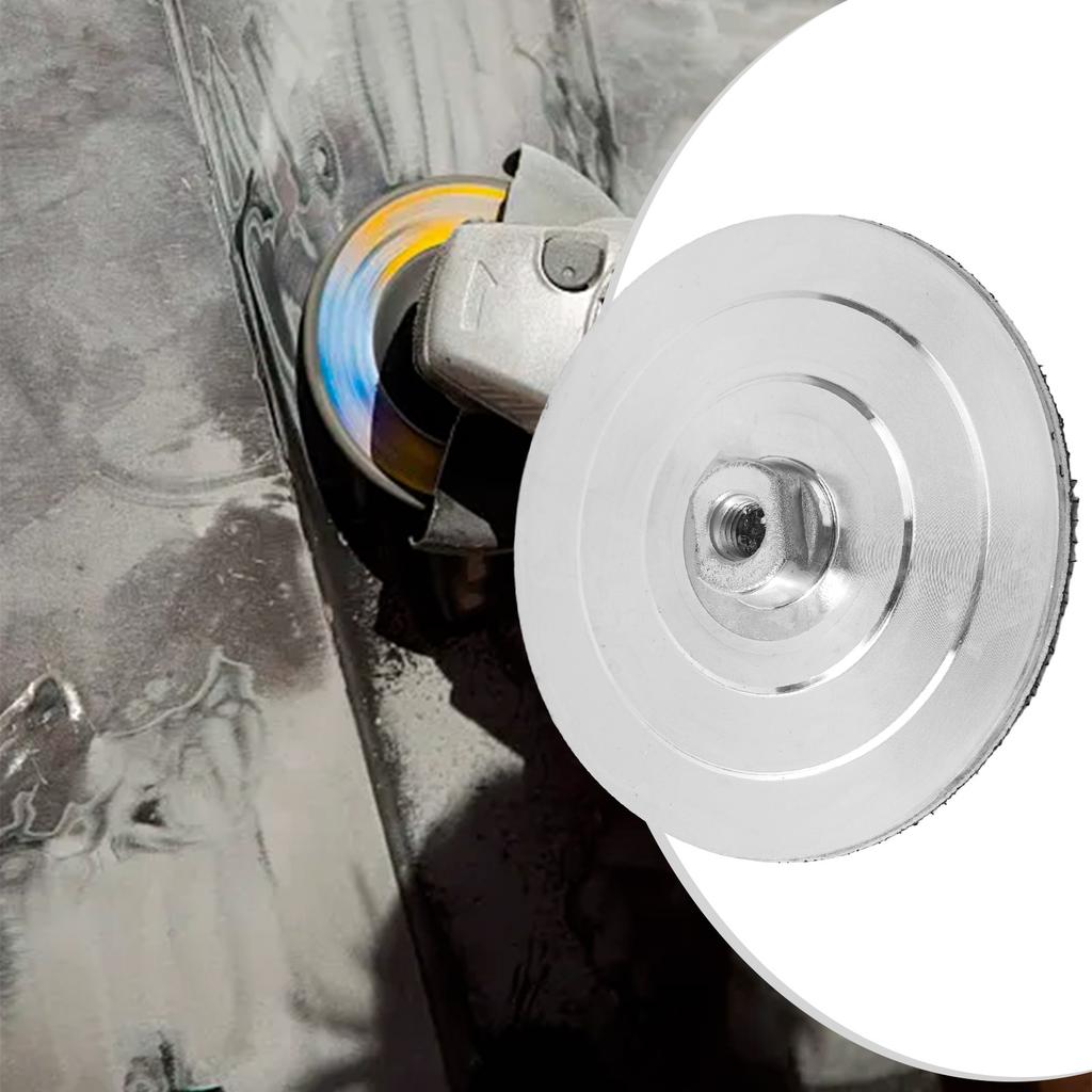 1 Pcs 4inch Backer Pad Diamond Polishing Pad Aluminum Base Backing Holder For M14 M10 For Polisher Tools