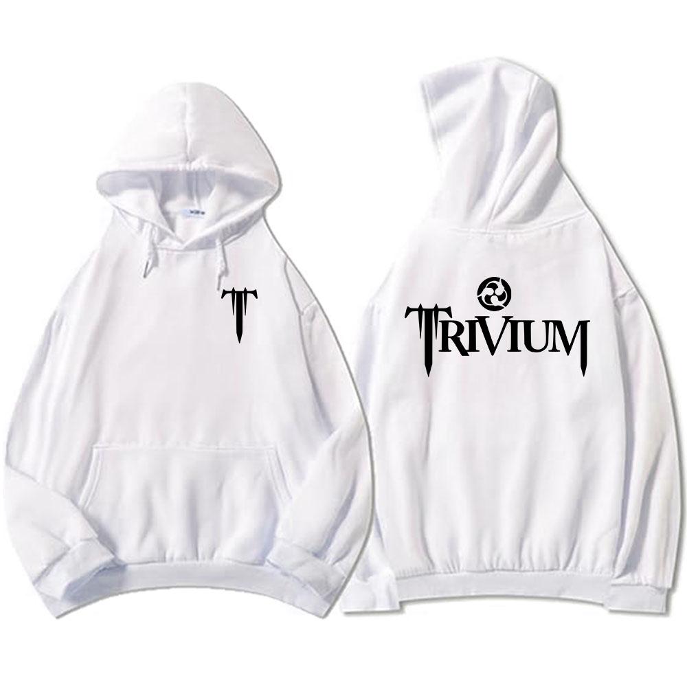 Trivium Zespół Ciężka Mentalność Bluzy Męskie Moda Jesień Polarowa Bluza z Kapturem Długi Rękaw Codzienna Grunge Streetwear Hip Hop Unisex Bluza z Kapturem