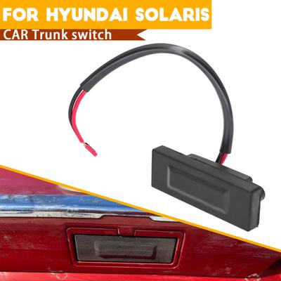 Heckklappengriff Außen Schalter Entriegelung Öffnungsknopf Kofferraumschalter Einheit Heckklappe Für Hyundai Accent Verna SOLARIS 812601R000
