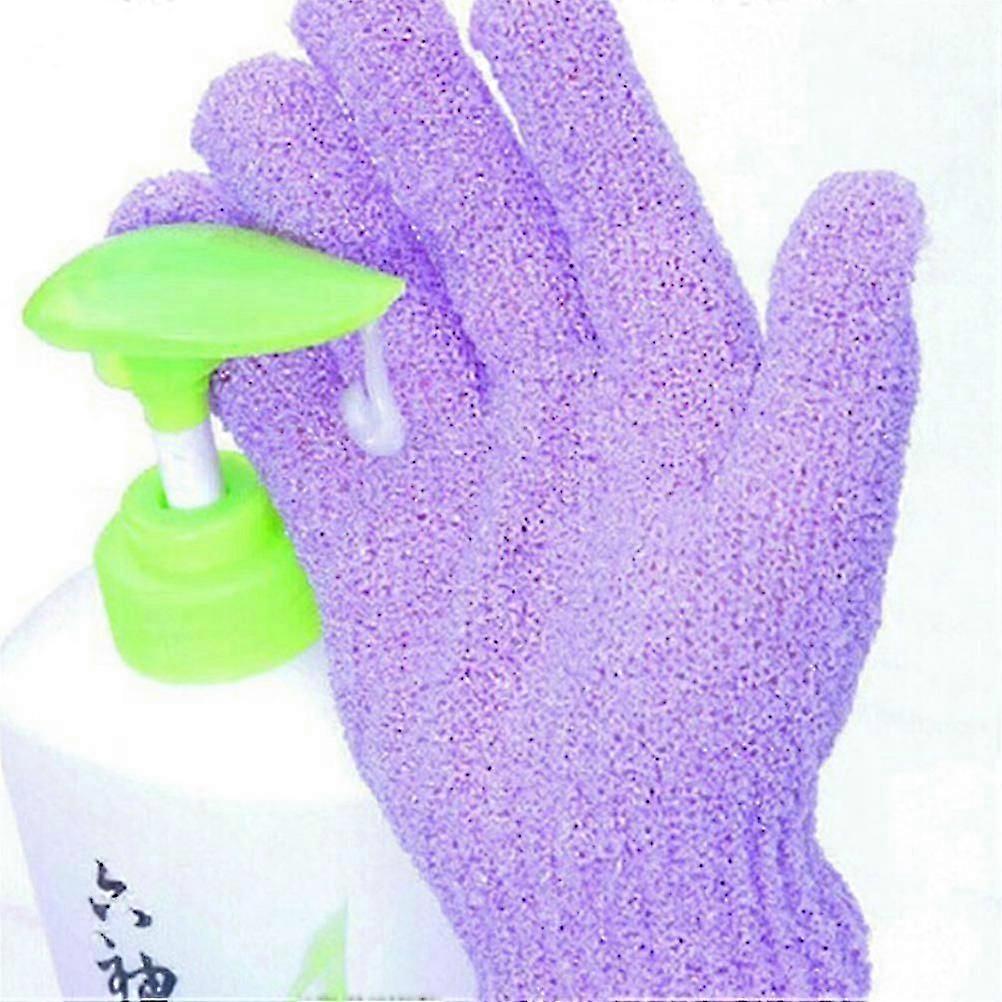Exfoliating Body Scrub Exfoliator Shower Gloves for Body Cleaning 2Pcs Nylon