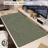 Sage Green HYBXAXC Desk Mat Cute Multiple Sizes Stitched Edges Boho Chic Green Leaves Nature Mouse Pad Large Extended Deskmats