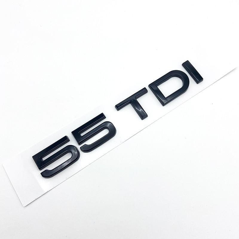 3D ABS Letters 2.0TDI 2.5TDI 3.0TDI 35TDI 40TDI 45TDI 50TDI Emblem for Audi A1 A3 A4 A5 A6 A7 A8 Q2 Q3 Q5 Q7 Car Trunk Sticker