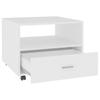 White Coffee Table 55 x 55 x 40 cm Engineered Wood