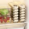 1/2/3 Layers Household Food-Grade Dumpling Container With Lid Freezer Fresh-Keeping Box Refrigerator Storage Box
