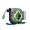 Retractable Foam Drum Hose Reel with PVC Pipe & Car Wash Water Gun