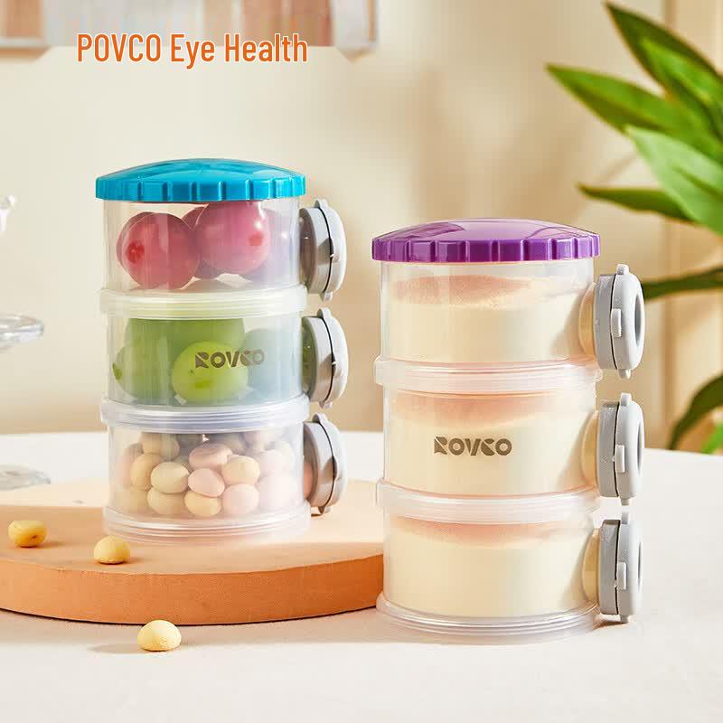 Rikang Baby Portable 3-Layer Milk Powder Dispenser