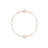 Remix Collection Bubble Crystal Bracelet Women Bracelets White Rose-Gold 5373260