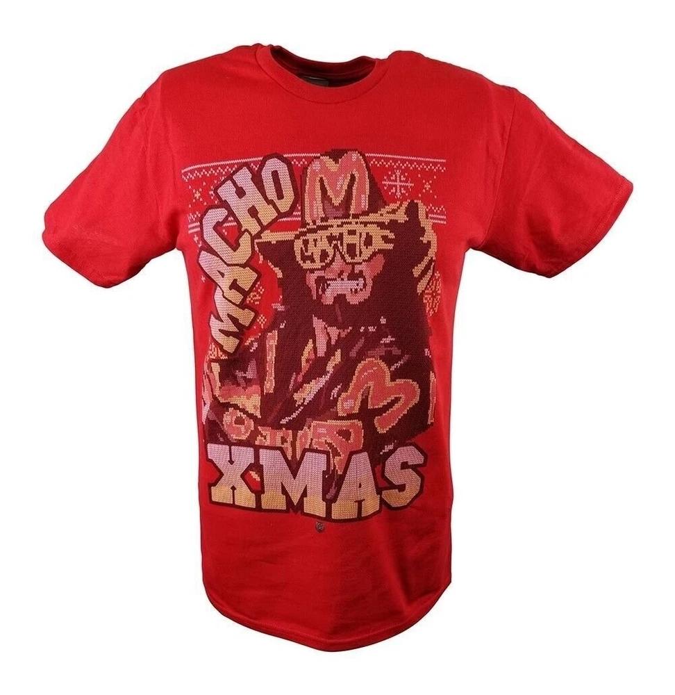Macho Unisex Randy Savage Xmas Christmas Unisexs Red Tshirt S