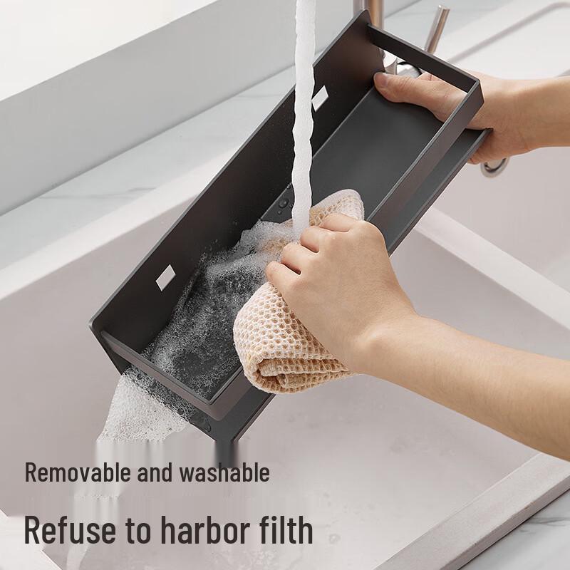 Wall-mounted Stainless Steel Kitchen Storage Rack