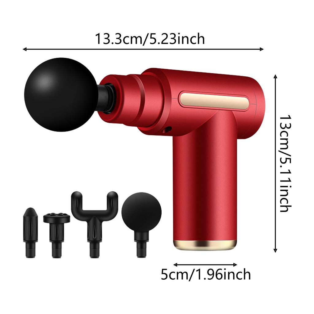 Mini Fascia Massage Gun Powerful Mini Deep Tissue Massage Gun for Muscle Recovery & Pain Relief