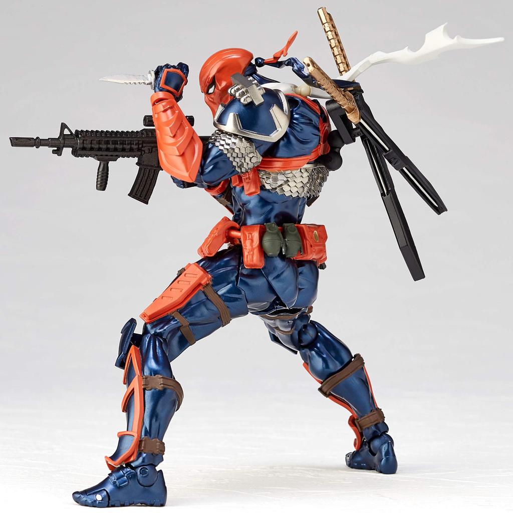 Figurecomplex AMAZING YAMAGUCHI DEATHSTROKE Revoltech Action Figure, Approximately 170mm, ABS & PVC, Painted