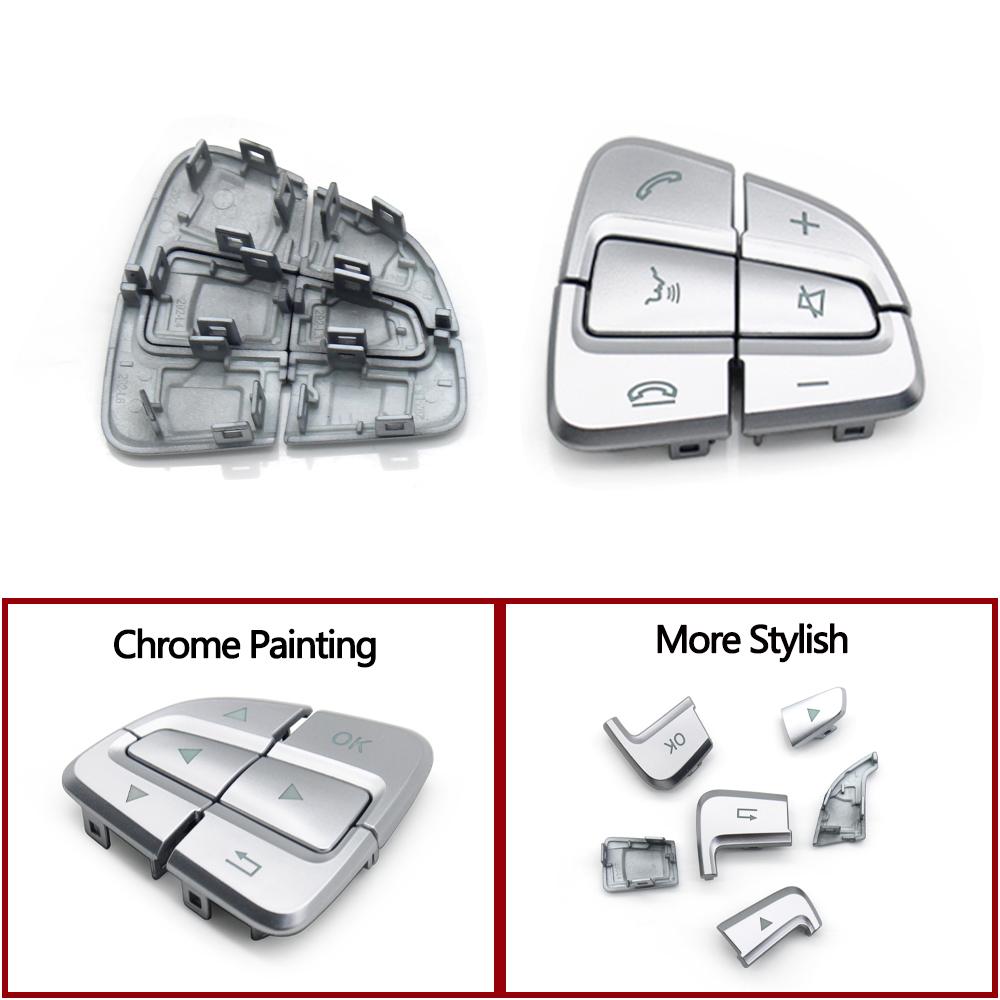 Copertura Interruttore Pulsanti Controllo Volante Auto Per BENZ Classe A B CLA CLS GLA GLS GLE W176 W246 W218 W172 W292 W166 A0999050600