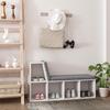 2 Tier Modern Bookcase Bookshelf with Removable Cushions