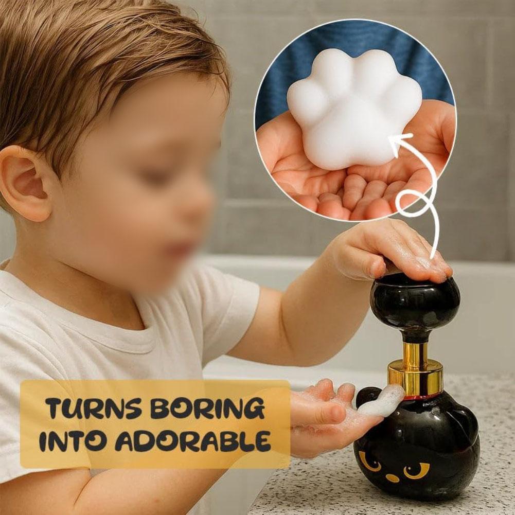 Adorable Design Cat Paw Soap Dispenser Foam Pump Dispenser