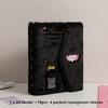 MINKYS Kawaii Fluffy Envelope Shape Plush A5 Kpop Photocard Binder Collect Book Idol Photo Card Holder Photocard Album