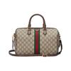 Gucci Ophidia Podwójne Logo G Odpinany Pasek na Ramię Zamknięcie na Zamek Płótno i Skórzane Wykończenie Średnia Torba na Ramię 772065-96IWG-8745