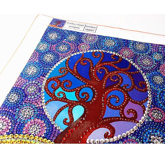 5D DIY Special Shaped Diamond Painting Novelty Tree Cross Stitch Embroidery