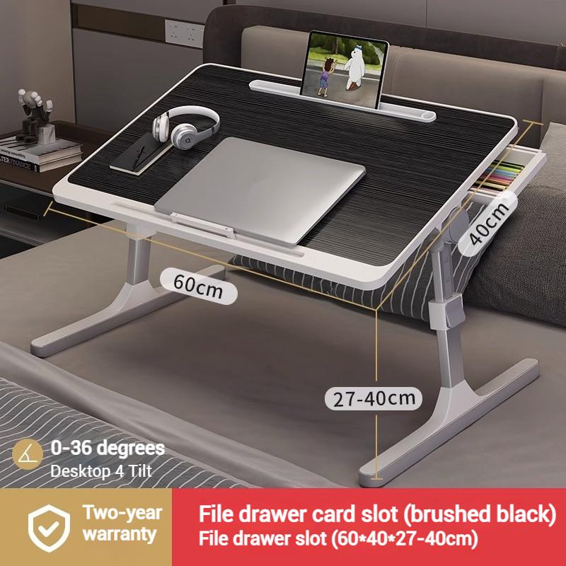 Study Work Multi-purpose Portable Lazy Table Liftable Multifunctional Folding Table Anti-Slip Laptop Bed Desk