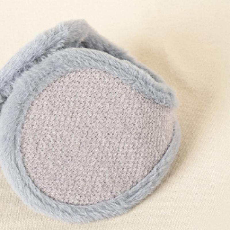 Daiso Big Size Fur Earmuffs Gray