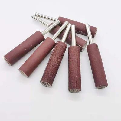 Bastoncino Abrasivo Testa Cilindrica Gambo in Acciaio e Carta Vetrata Per Lucidare Smerigliare Abrasivo Grana Frese Bastoncino Levigante Utensile Abrasivo