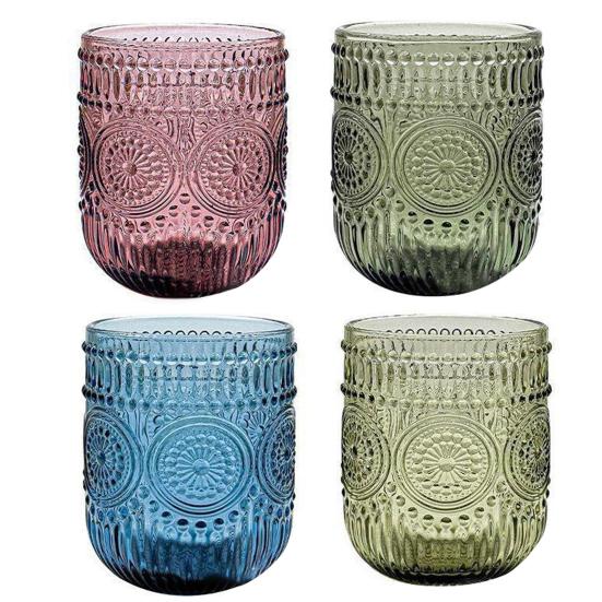 

4 шт./набор стаканов для питья 260 мл стаканы для воды и сока из бессвинцового натриево-кальциевого стекла термостойкие стеклянные стаканы 260ml B