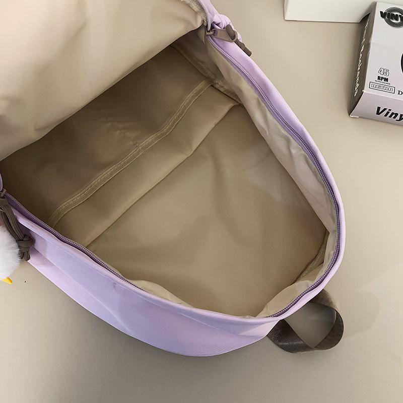 Школьный рюкзак с цветными блоками для учеников средней школы — фото 8