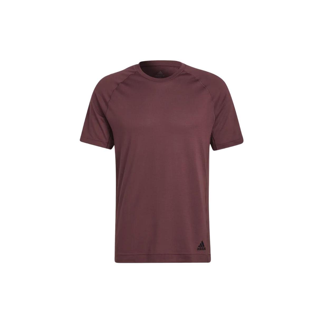 

New Adidas T Shirts Men Burgundy HC2642 S