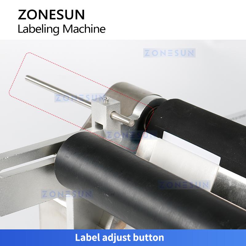 ZONESUN ZS-LT50 Semi-automatic Round Bottle Labeling Machine