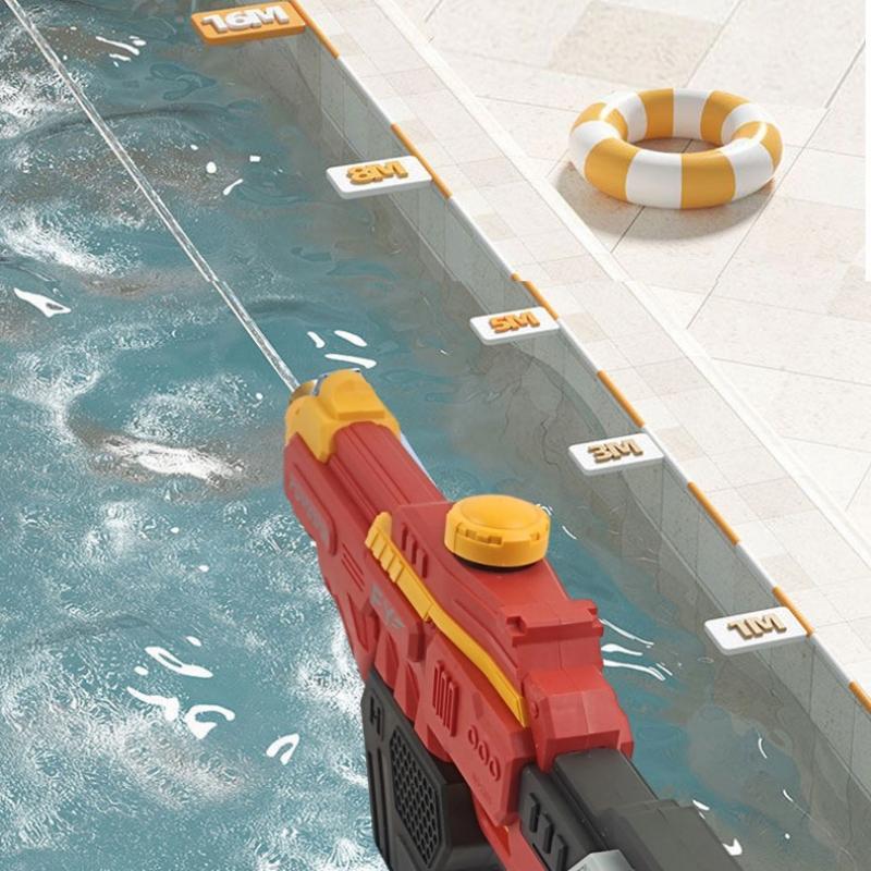 Children Electric Burst Water Gun Fully Automatic Absorb Water Watergun For Kids Summer Outdoor Pool Garden Fight Game Toys Gift