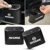 1Pcs Car Vehicle Case Storage Box Black ABS Square Pressing Trash Can For Nismo X-Trail T32 T31 Qashqai Tiida Teana Car Styling