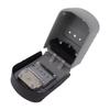 Security Case Lock Box Wall Mounted Waterproof Lockbox Aluminum Alloy Key Organizer for Home Hotel Office Silver