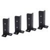 4 Sets Post Anchor Brackets Metal Base Bracket Mounting Kit for Deck Support Heavy Duty Fence Porch Railing Handrails