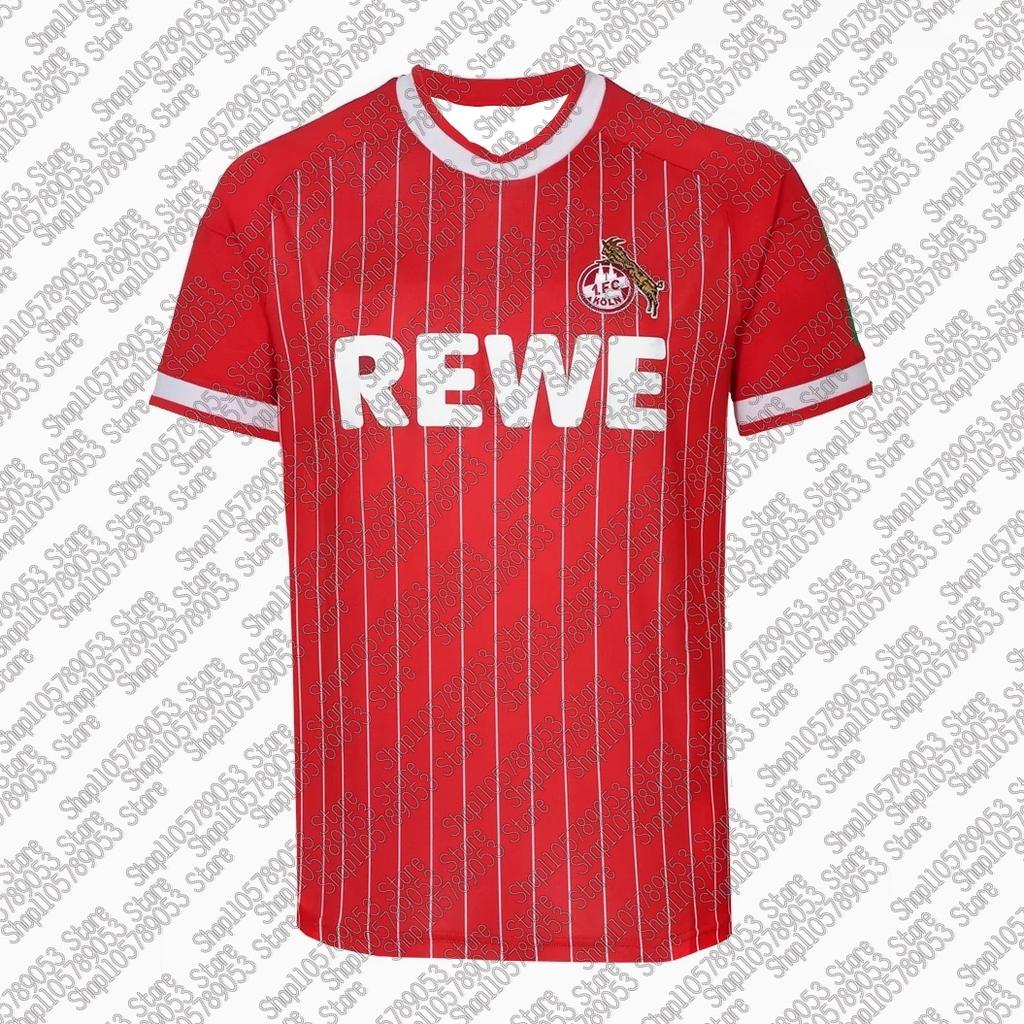 Ademend Trainingsshirt met Korte Mouwen FC Köln Home Print Voor Volwassenen En Kinderen