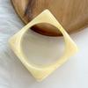 Geometric Resin Bangles Irregular Retro Hand Ring Temperament Chunky Bracelets  Lady