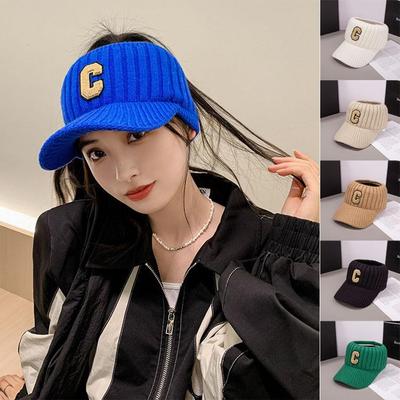 Women's Fashion Daily Winter Golf Knit Fleece Sun Cap