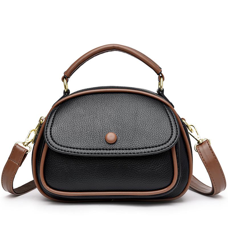 

Новая многослойная сумка для женщин, модная простая сумка для мобильного телефона для мам среднего возраста, высококачественная текстурированная сумка через плечо на одно плечо