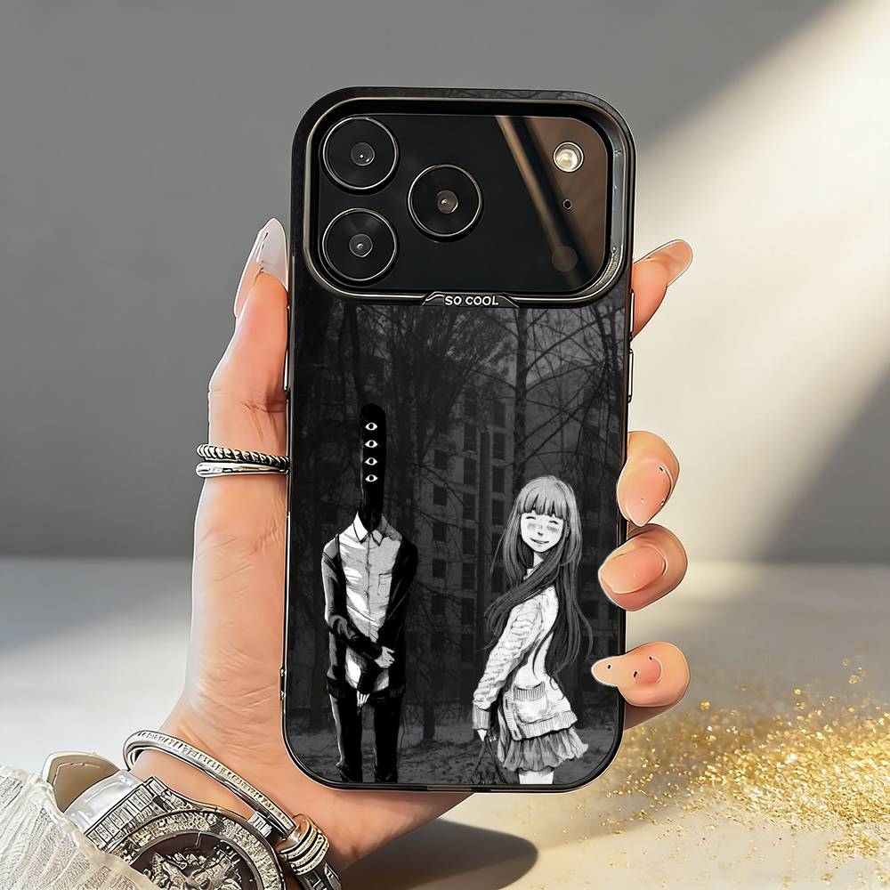 G-Goodnight O-Oyasumi P-Punpun Phone Case For iPhone17,16,15,14,13,12,11,Pro,MAX White Matte Shockproof Cover