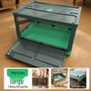 Thickened Foldable Transparent Storage Box with Double Doors - Large Capacity for Small Apartments