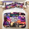 Vibes Vice City Crime Glamour Three-piece Set (1 * Duvet Cover + 2 * Pillowcase, Without Core) 2D Flat Bedding Set Soft and Comfortable