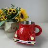 Creative Funny Beetle Shaped Coffee Mug  Unique Handmade Beetle-Shaped Coffee Cup Novelty Car-Shaped Tea Cup