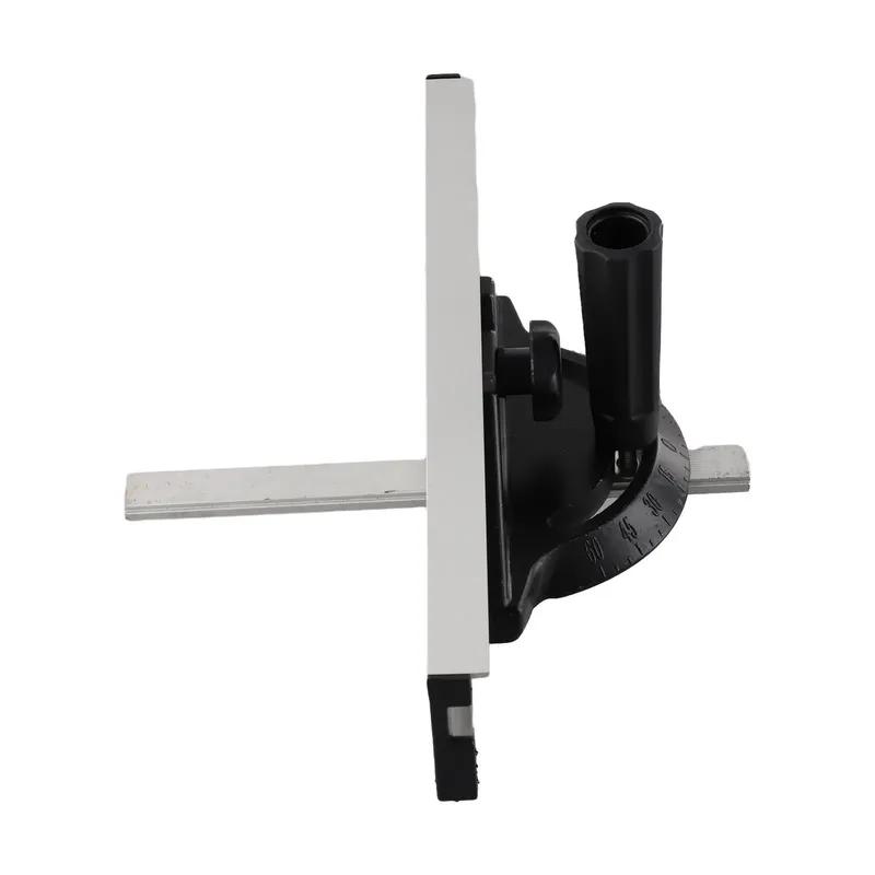 Angle Plate Ruler Miter Gauge Aluminum Alloy DIY For Table Saw Multifunction Push Block Fence System Woodworking Tools