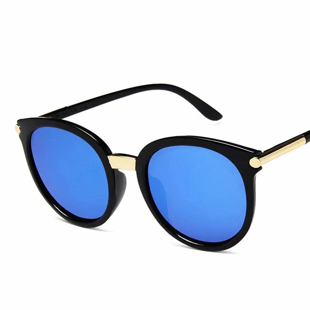 Classic Vintage Round for Sunglasses Women - Vintage Retro Design with Mirror Lenses for Daily Use for Daily Use