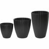 Plant Pot Garden ID Fancy Black Polyethylene 40 X 58 Cm