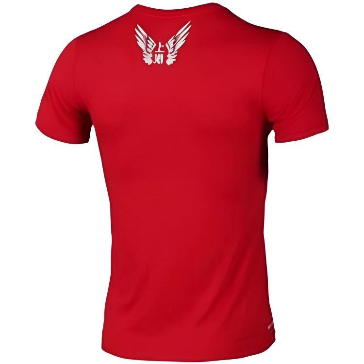 Men's Nike Printing Shanghai Sipg Commemorate Round Neck Short Sleeve Red T-Shirt AR2810-611