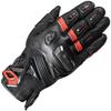 RS TAICHI Motorcycle Leather Touch Screen Compatible with Protector Raptor Leather Gloves RST441 XXL All-Season Built-in BLACK/BLACK/RED