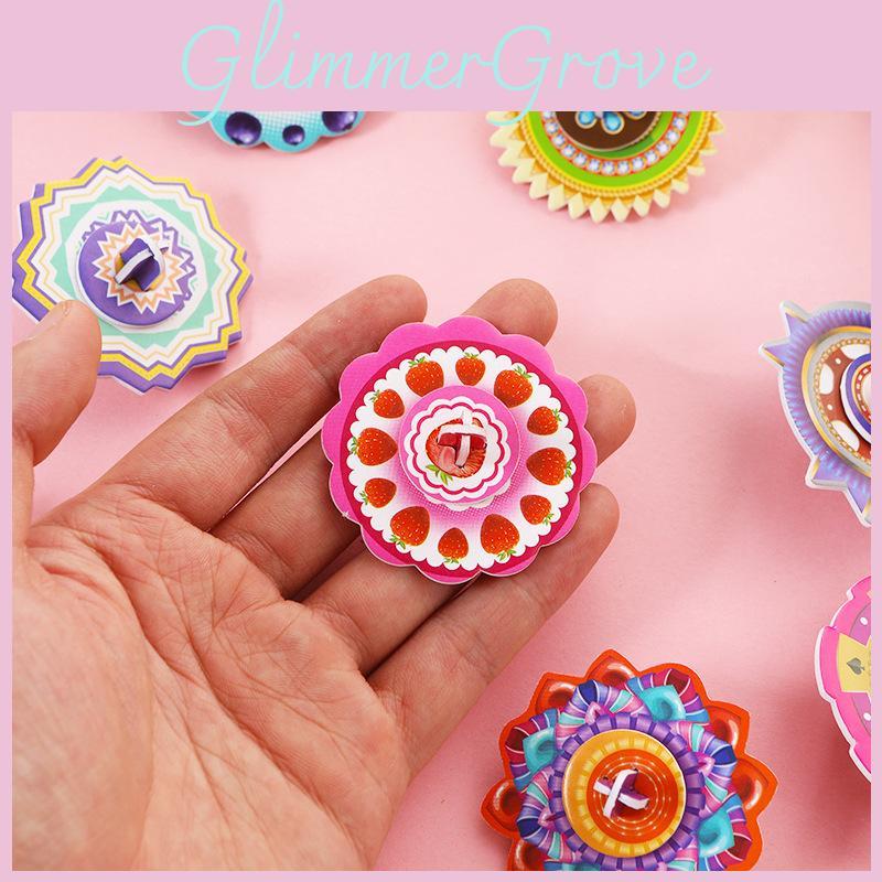 Diy Childrens 3d Puzzle Paper Gyroscope Art Craft Gift For Kids And School Rewards