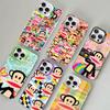 Famous Luxurious P-paul F-frank Phone Case For IPhone 17 16 15 14 13 Pro 12 11 Pro Max PLUS Color Back Cover
