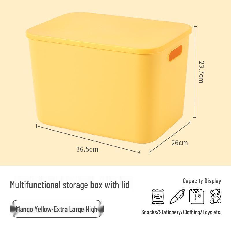 Stapelbarer Kunststoff-Aufbewahrungsbehälter für Haushalt, Wohnzimmer, Schlafzimmer, Studentenwohnheim - Spielzeug-Organizer
