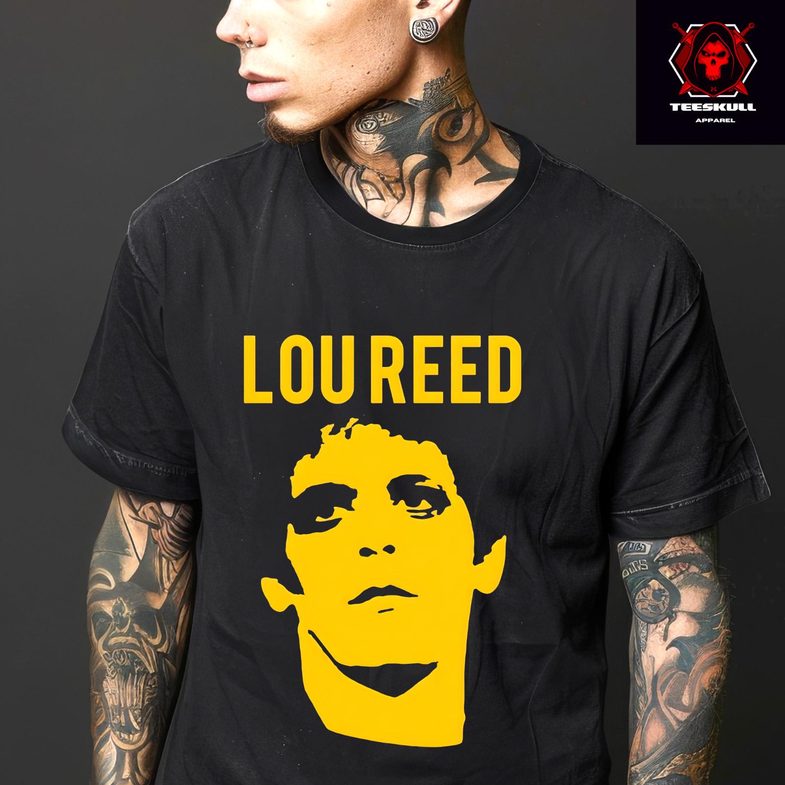 

26 Lou Reed Classic Rock Band Unisex Heavy Cotton T-SHIRT S-3XL Unisex T-Shirt XXXL